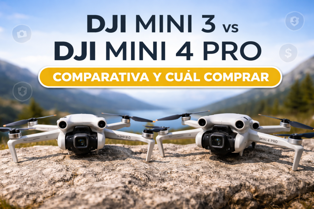 DJI Mini 3 vs DJI Mini 4 Pro comparativa de drones con diferencias y cuál comprar