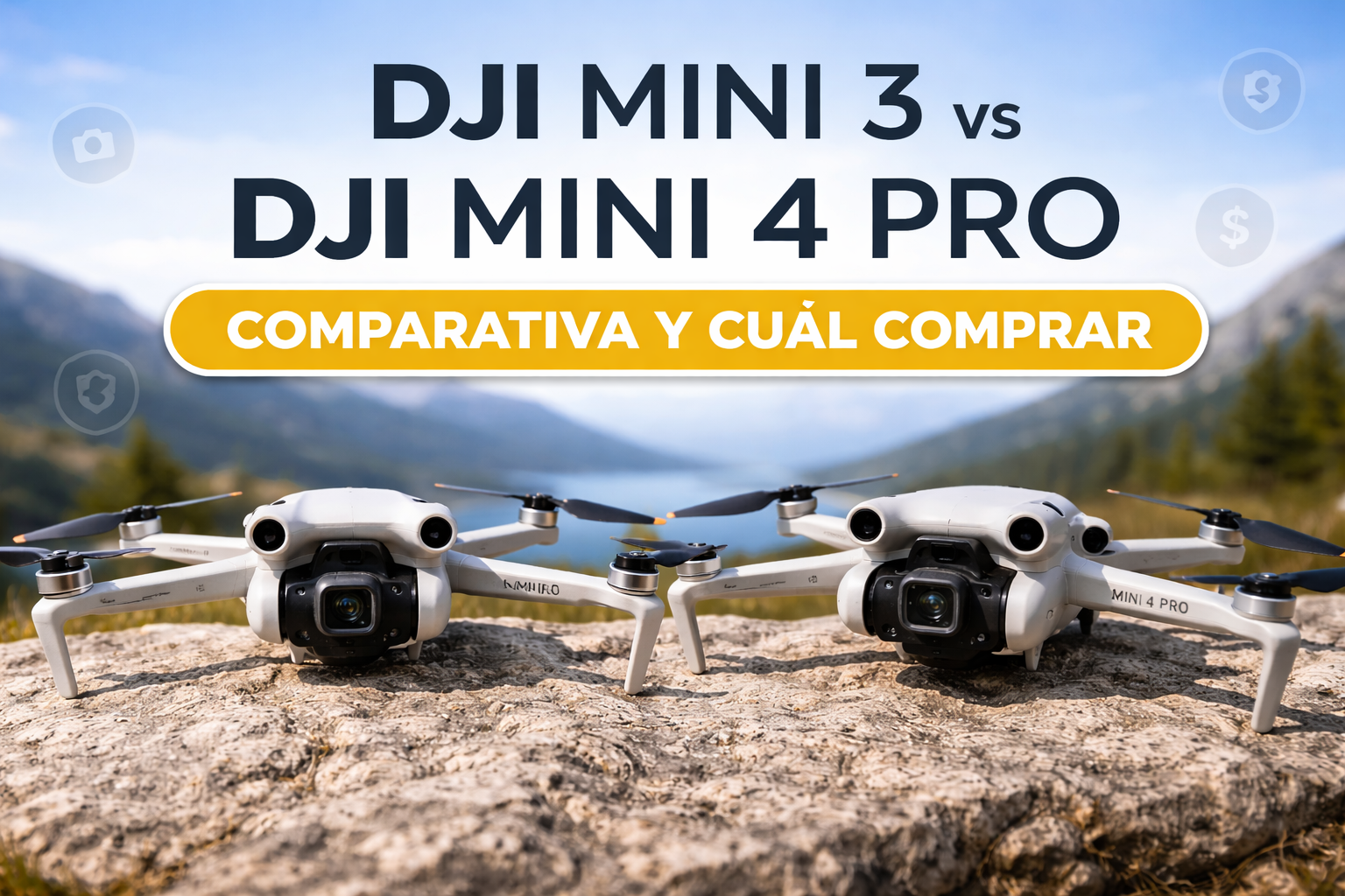 DJI Mini 3 vs DJI Mini 4 Pro comparativa de drones con diferencias y cuál comprar