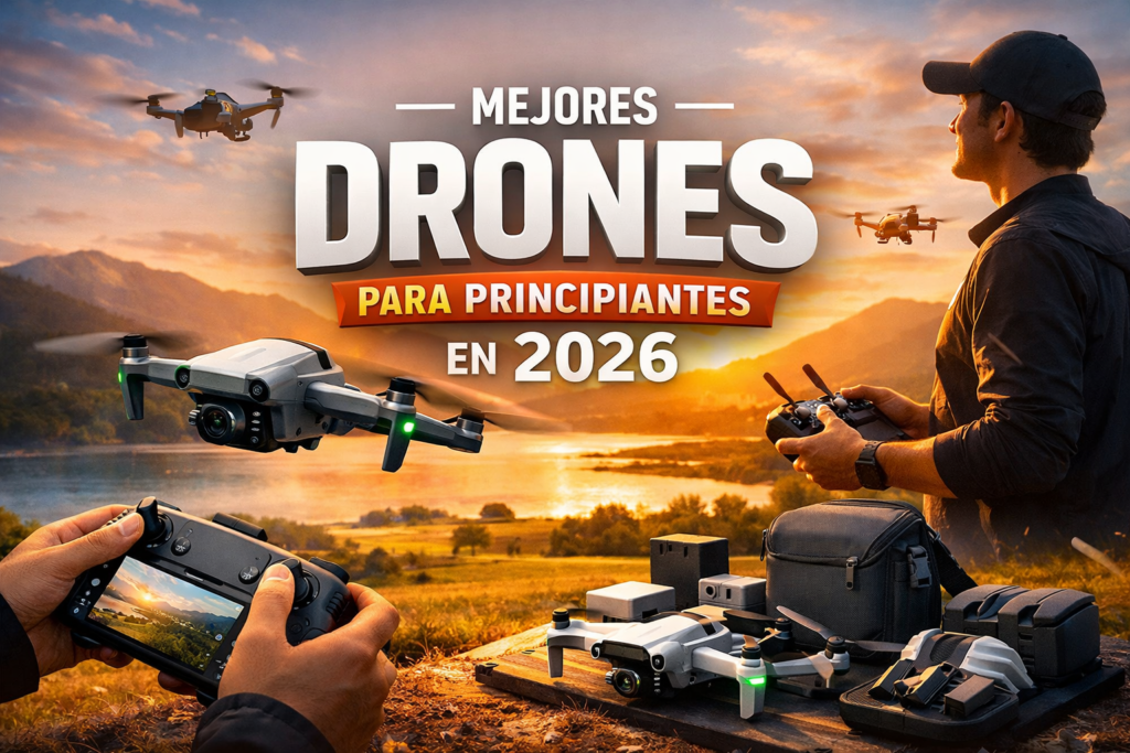 mejores drones principiantes 2026